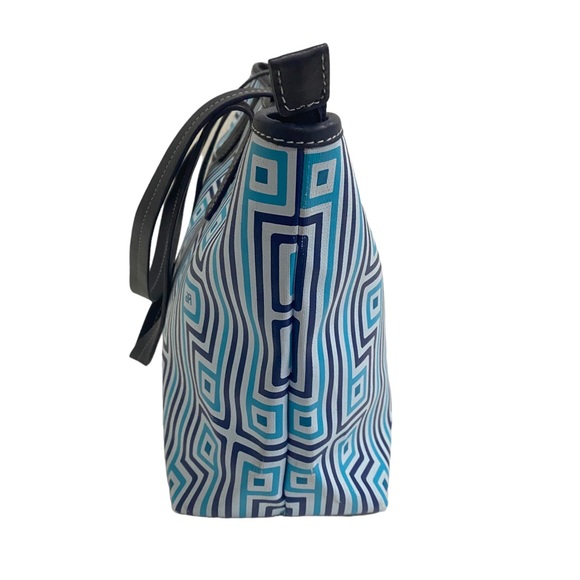 Jonathan Adler tote bag - fabric lining - multi colored print / patterned - Blue - Picture 4 of 16